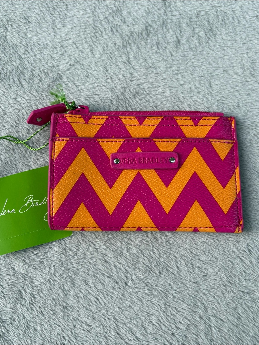 VERA BRADLEY Wristlet - Ziggy Zags Pink & Orange NWT -READ